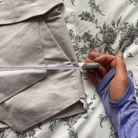 Talula lilac asymmetrical skort skirt - Picture 5 of 6